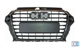 ΜΑΣΚΑ ΠΡΟΦΥΛΑΚΤΗΡΑ ΜΑΥΡΗ ΜΕ ΧΡΩΜΙΟΜΕΝΟ ΠΛΑΙΣΙΟ - AUDI A3